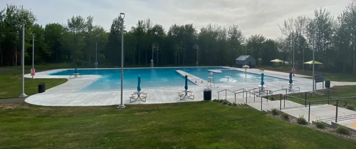 Centennial Park Pool with curving pool edges