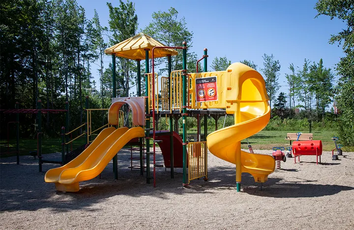 Magnetic Hill Estates Park in Moncton, New Brunswick.